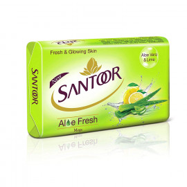 SANTOOR ALOE FRESH SOAP(48GX4) 1pcs